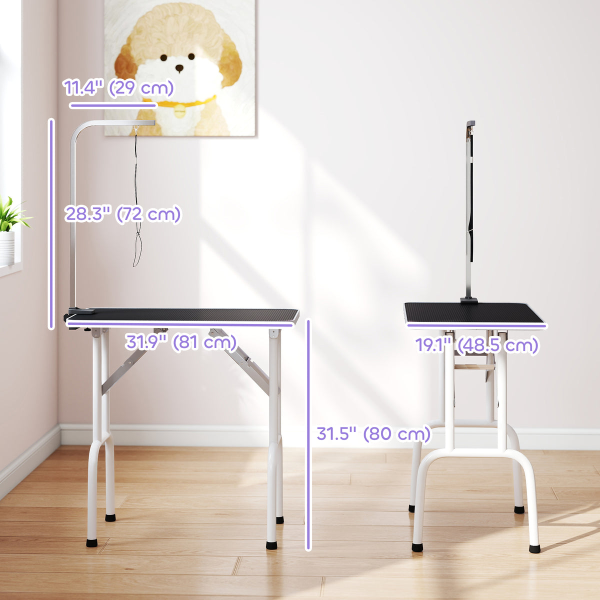 Foldable Pet Grooming Table
