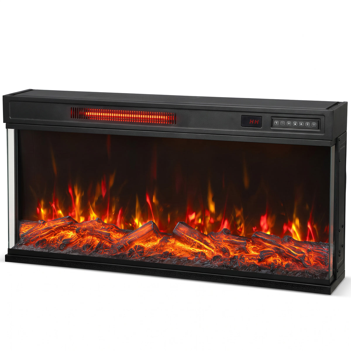 36-Inch Recessed Wall Electric Fireplace