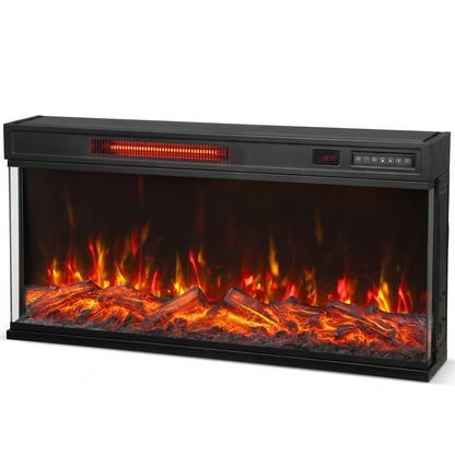 36-Inch Recessed Wall Electric Fireplace