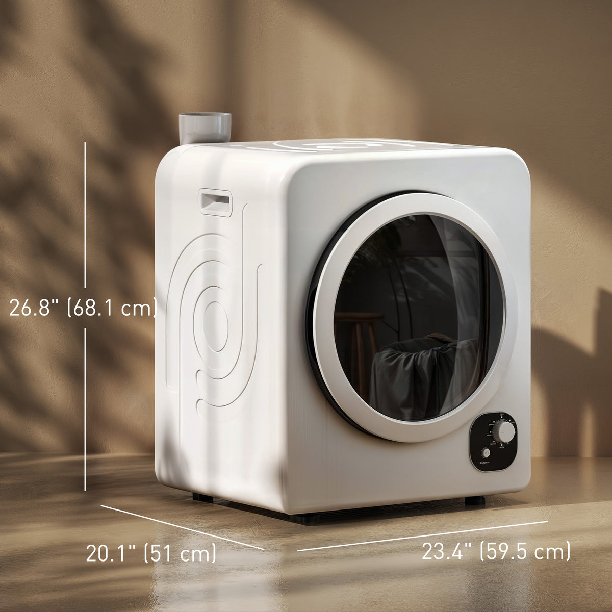 Compact Portable Laundry Dryer 1300W