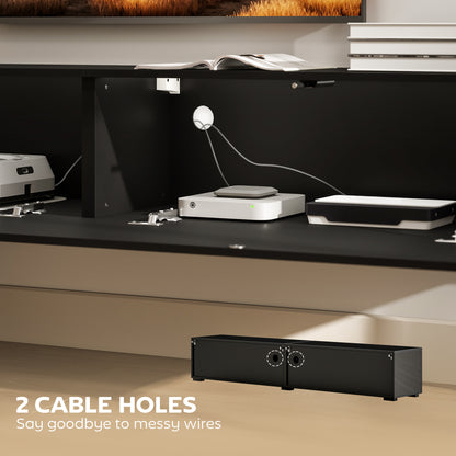 Modern floating wall TV stand