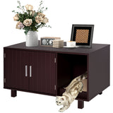 Mueble oculto para arena de gatos, mesa auxiliar con rascador
