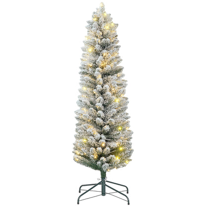 Artificial prelit pencil Christmas tree