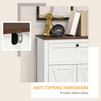 Farmhouse Kitchen Sideboard Storage Cabinet with Drawer