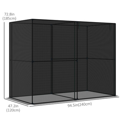 Serre jardin extérieure robuste 287x120x185 cm — photo 2