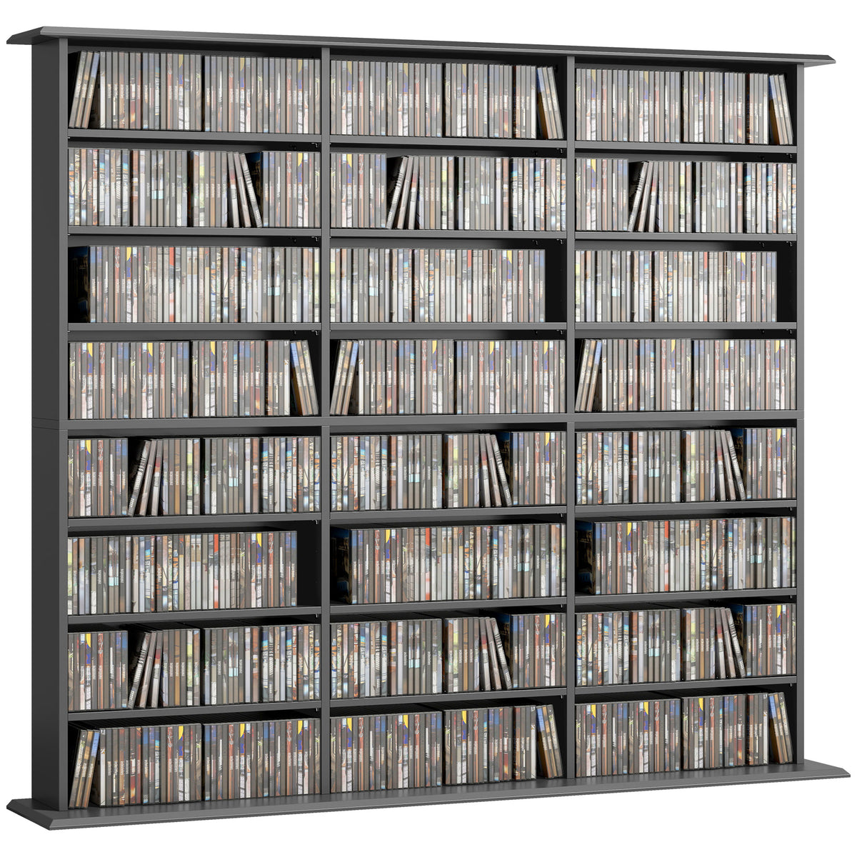 Mueble de almacenamiento multimedia de 8 niveles — 1032 CD