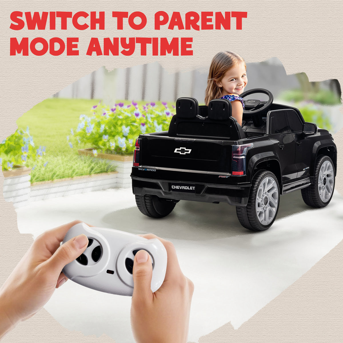 12V Silverado Electric Kids Ride-On Car
