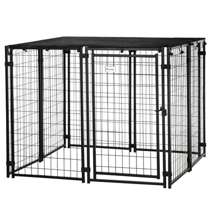 Outdoor dog kennel lockable playpen