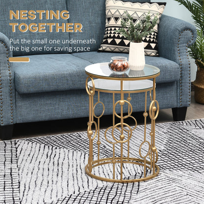 Nesting Coffee Tables Set — Set of 2