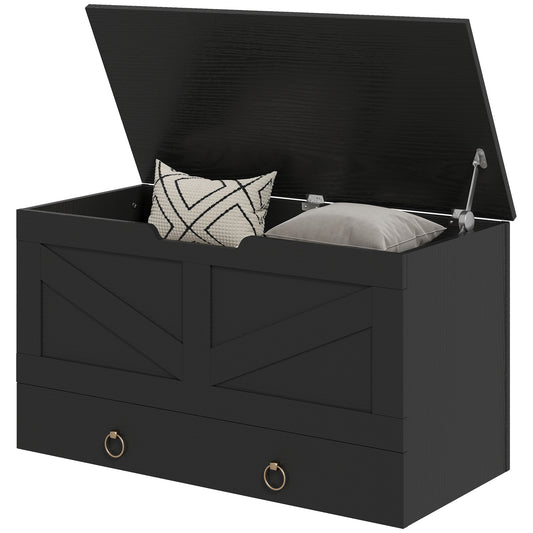 80 cm Storage Chest with Safety Hinges