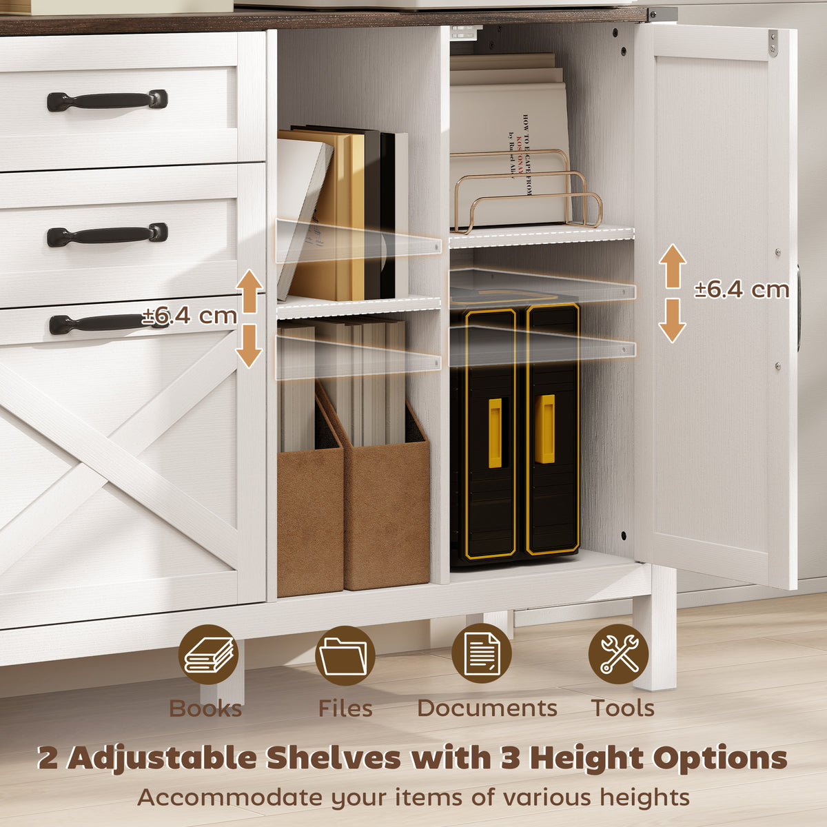 Lateral Filing Cabinet Farmhouse Style