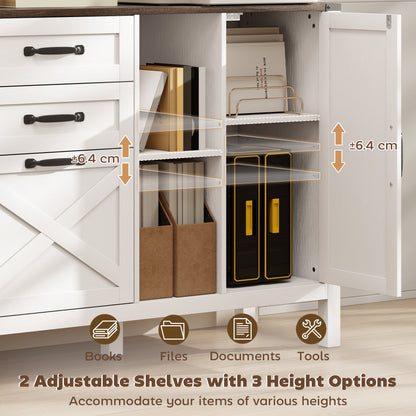 Lateral Filing Cabinet Farmhouse Style