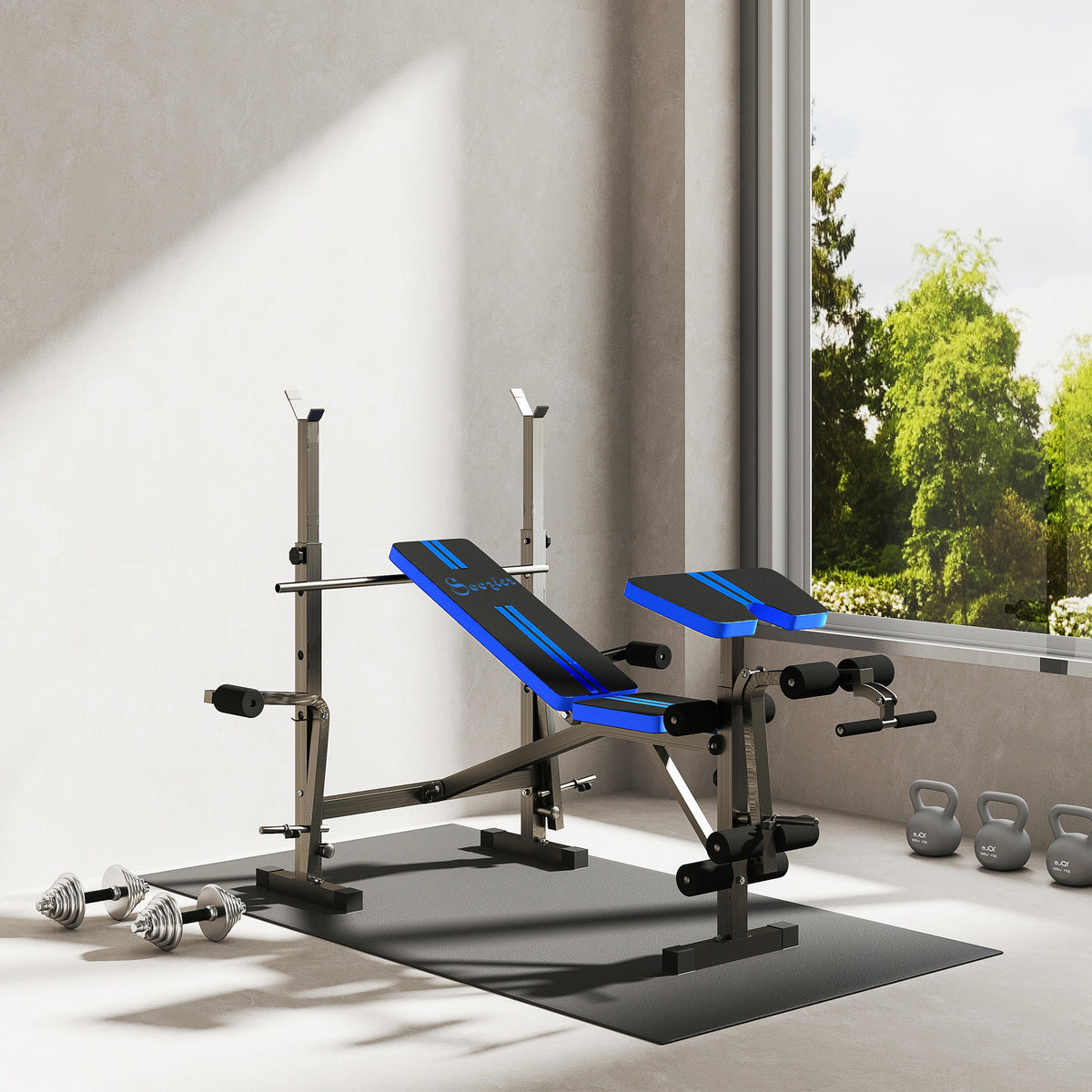 Adjustable multifunctional weight bench