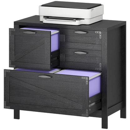 Lateral filing cabinet farmhouse style