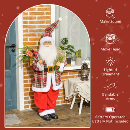 Life Size Animated Singing Dancing Santa 120cm