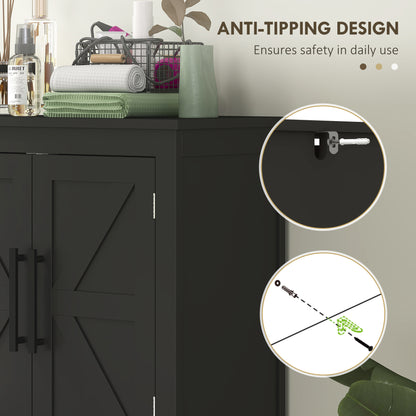 Farmhouse bathroom storage cabinet