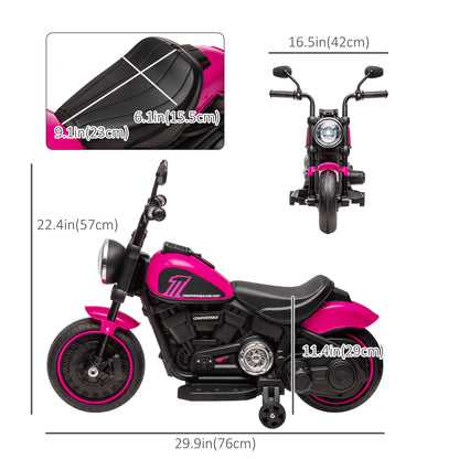 Electric Motorcycle Kids 6V with Training Wheels