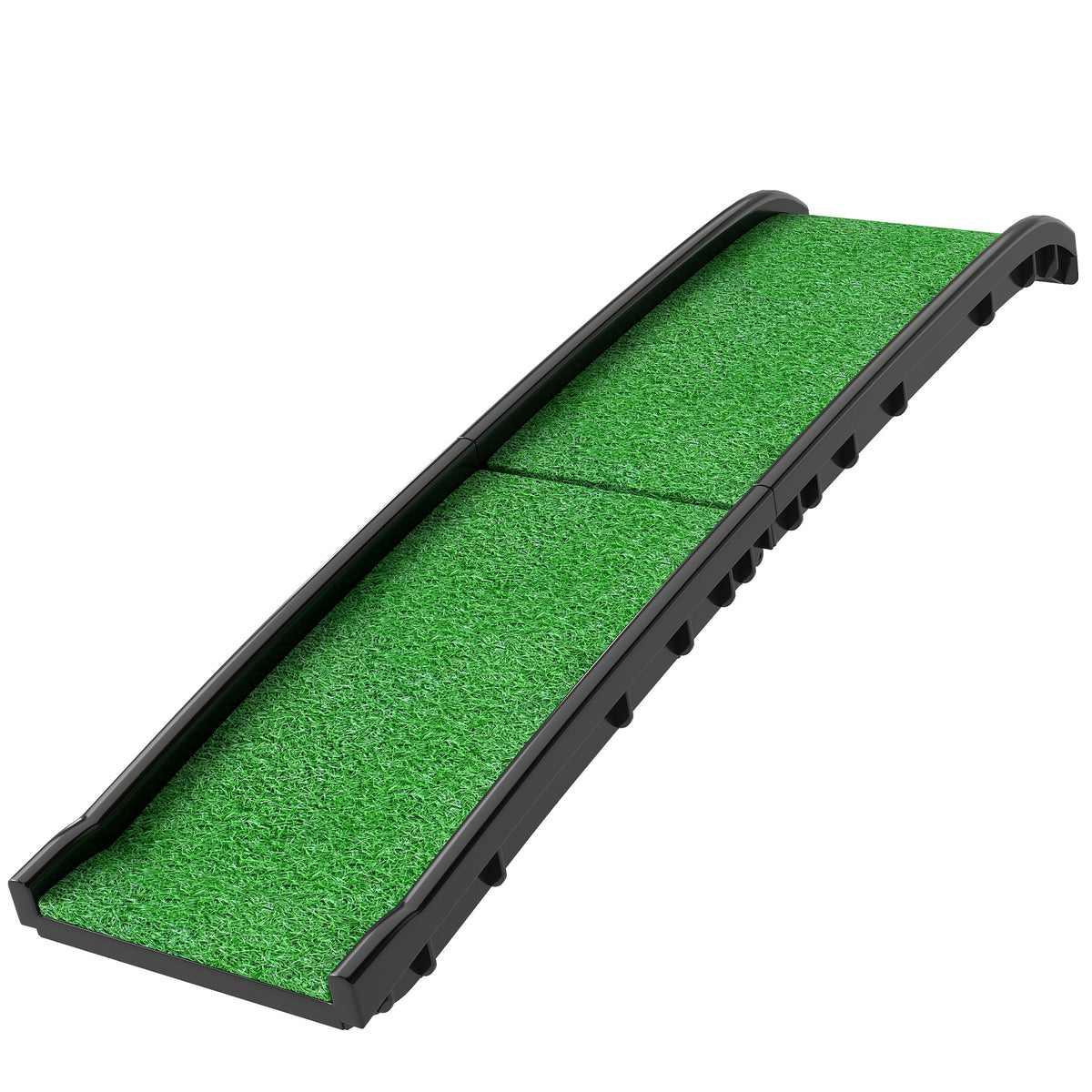 Folding Dog Ramp 150 cm Grass Surface