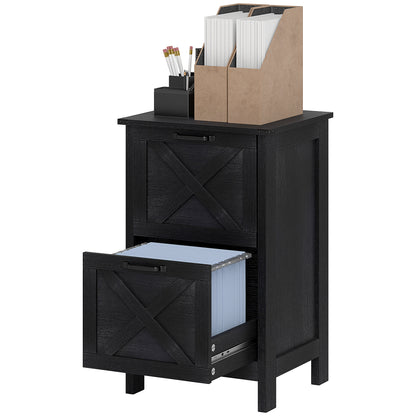 Vertical Filing Cabinet with 2 Drawers
