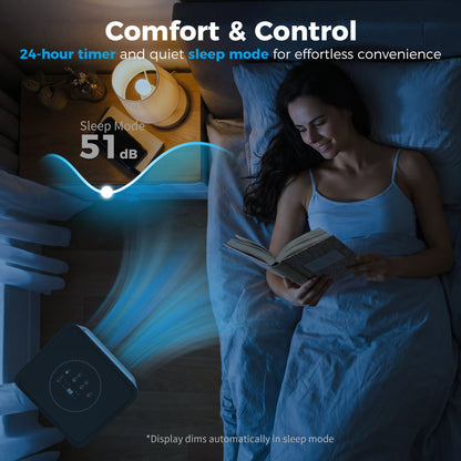 Portable Air Conditioner 10,000 BTU Dehumidifier Timer