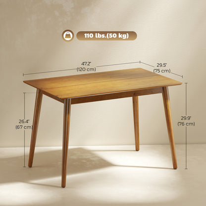 Farmhouse Dining Table Pine Wood