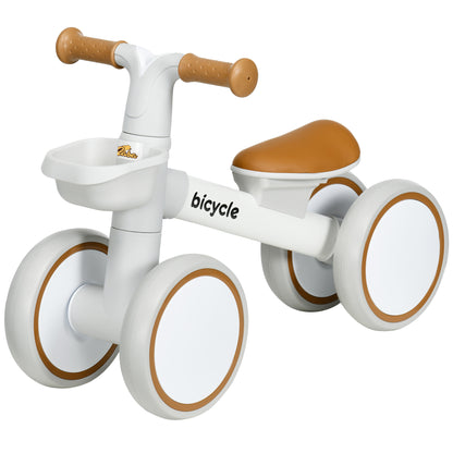 Bicicleta de equilibrio para bebé con cesta extraíble