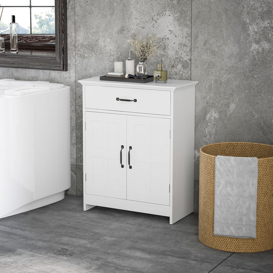 Bathroom floor cabinet with drawer