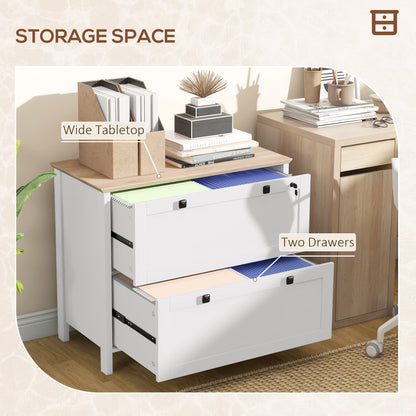 File Cabinet 2 Drawer Lockable with Adjustable Bar