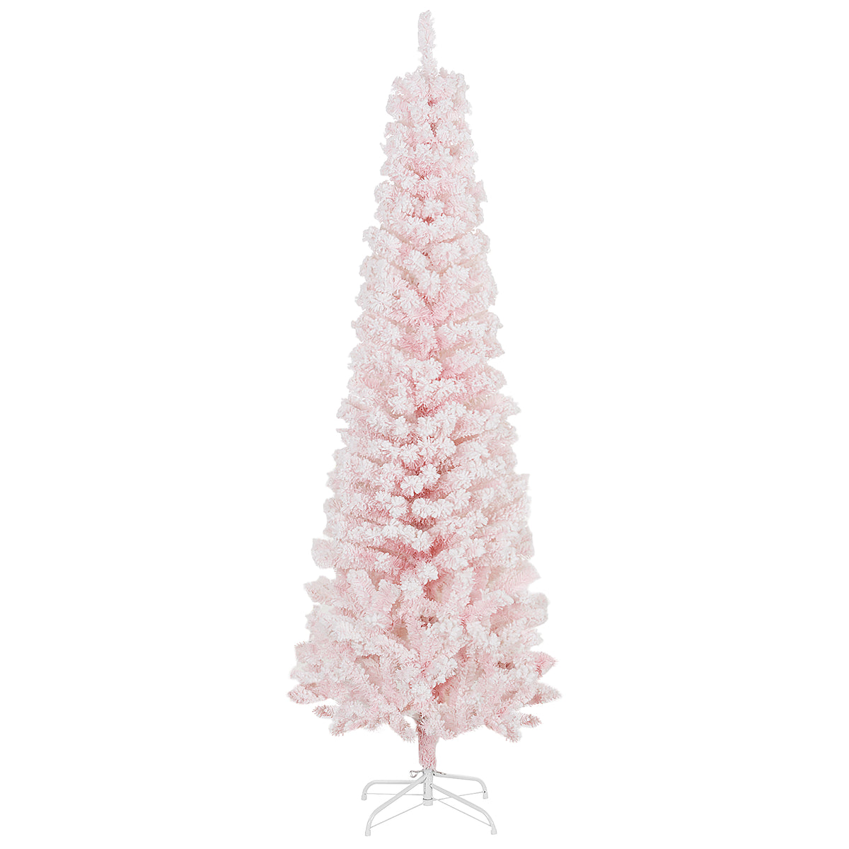 Árbol de Navidad lápiz nevado plegable 183 cm