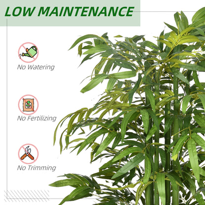 Artificial Bamboo Tree in Pot — Green