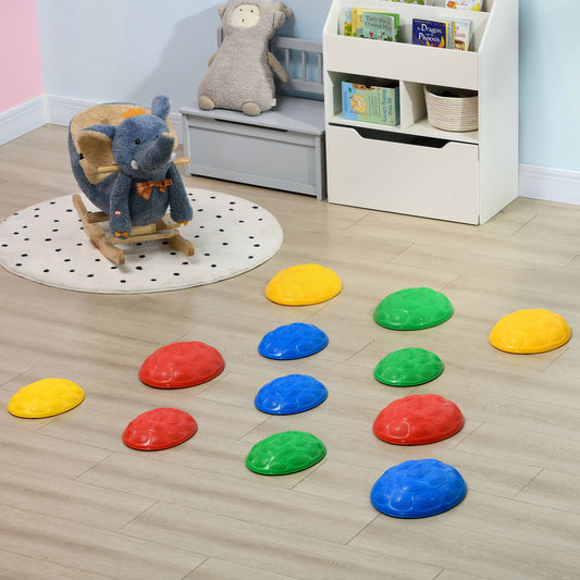 Kids Balance Stepping Stones 12-Piece Turtle Shell Design