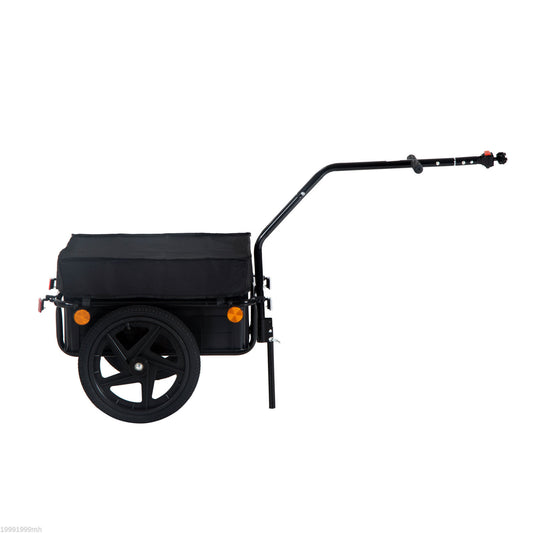 Bike Cargo Trailer Inflatable Wheels Large Capacity