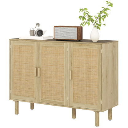 Bohemian rattan sideboard buffet