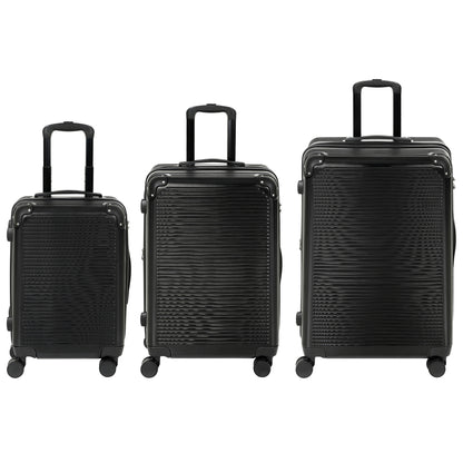 3-Piece Hard Shell Luggage Set TSA Lock 20/24/28 Inch