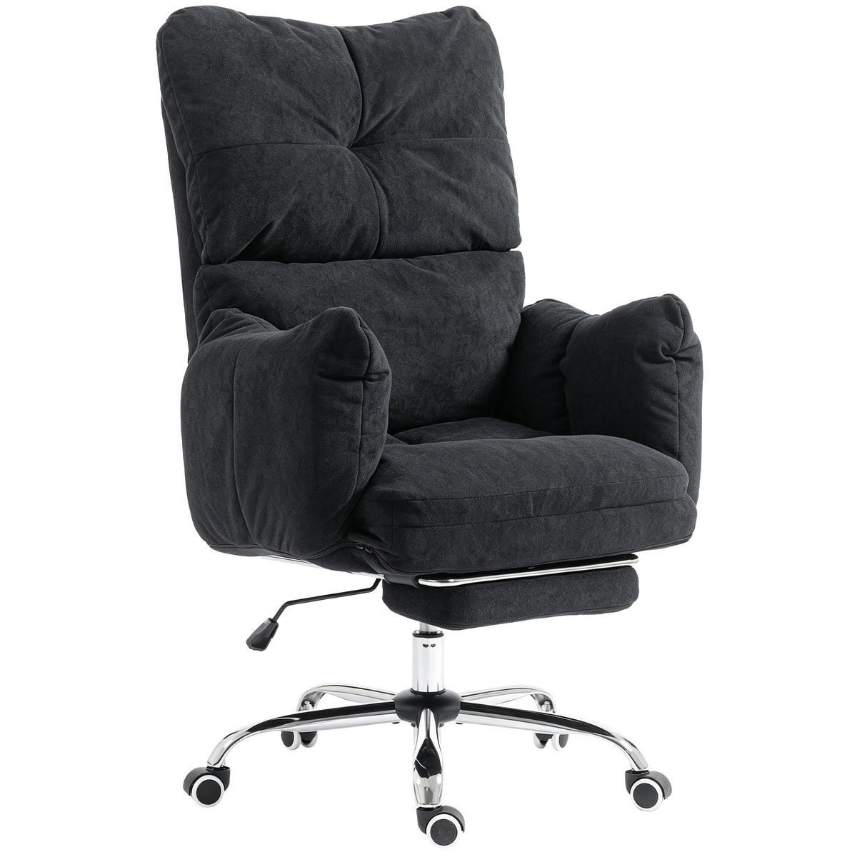 Chaise de bureau ergonomique inclinable avec repose-pieds — photo 9