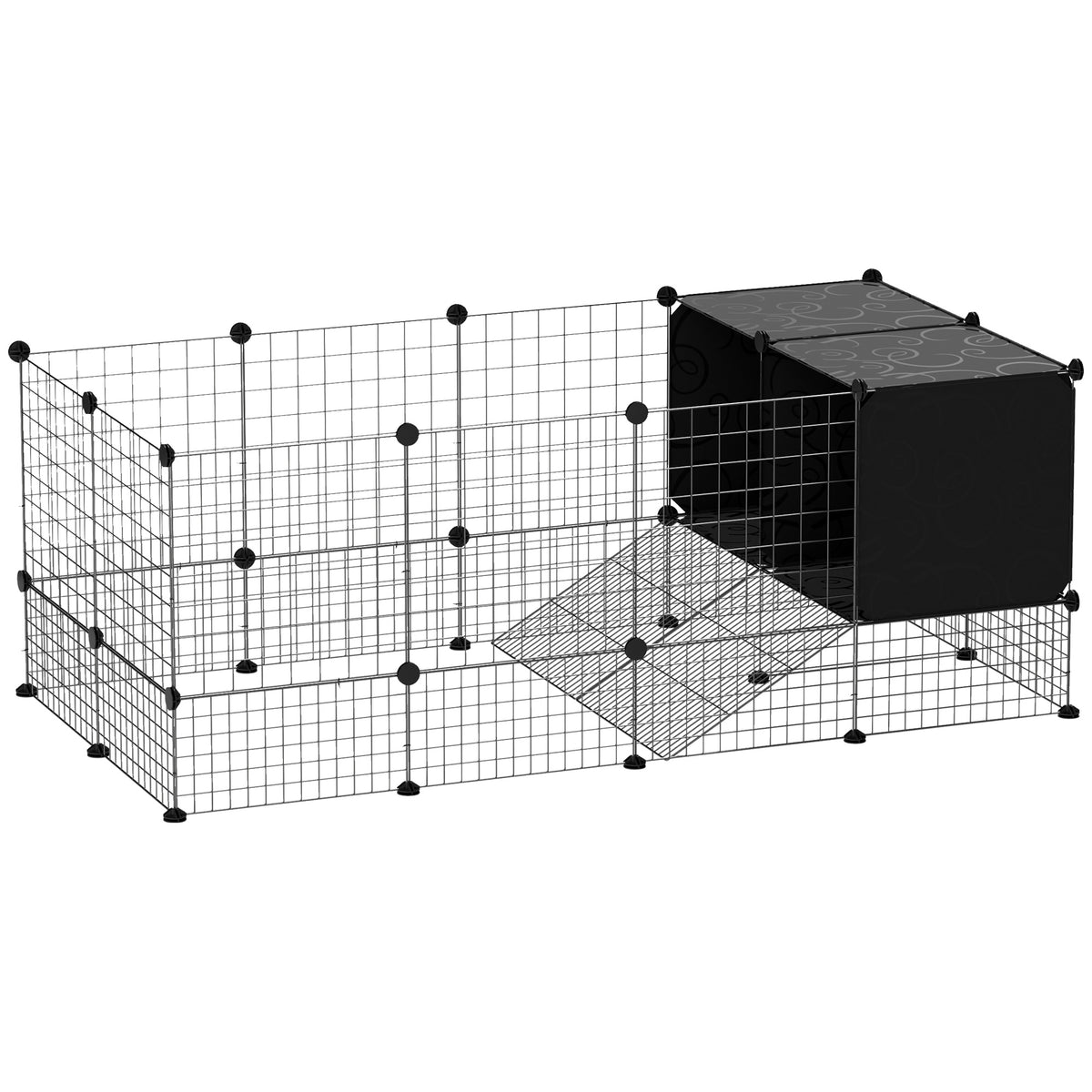 Small Animal Playpen with 31 Modular Panels