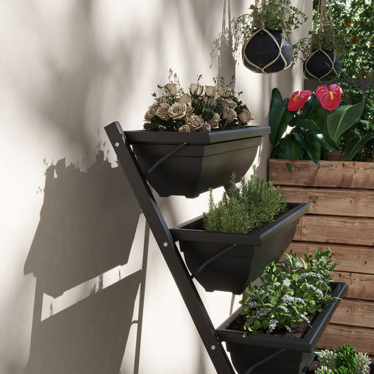 5-Tier Raised Garden Bed with Plant Stand