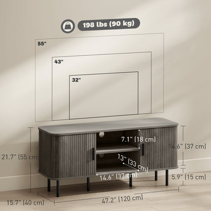 TV Stand with Storage for TVs up to 55 Inches