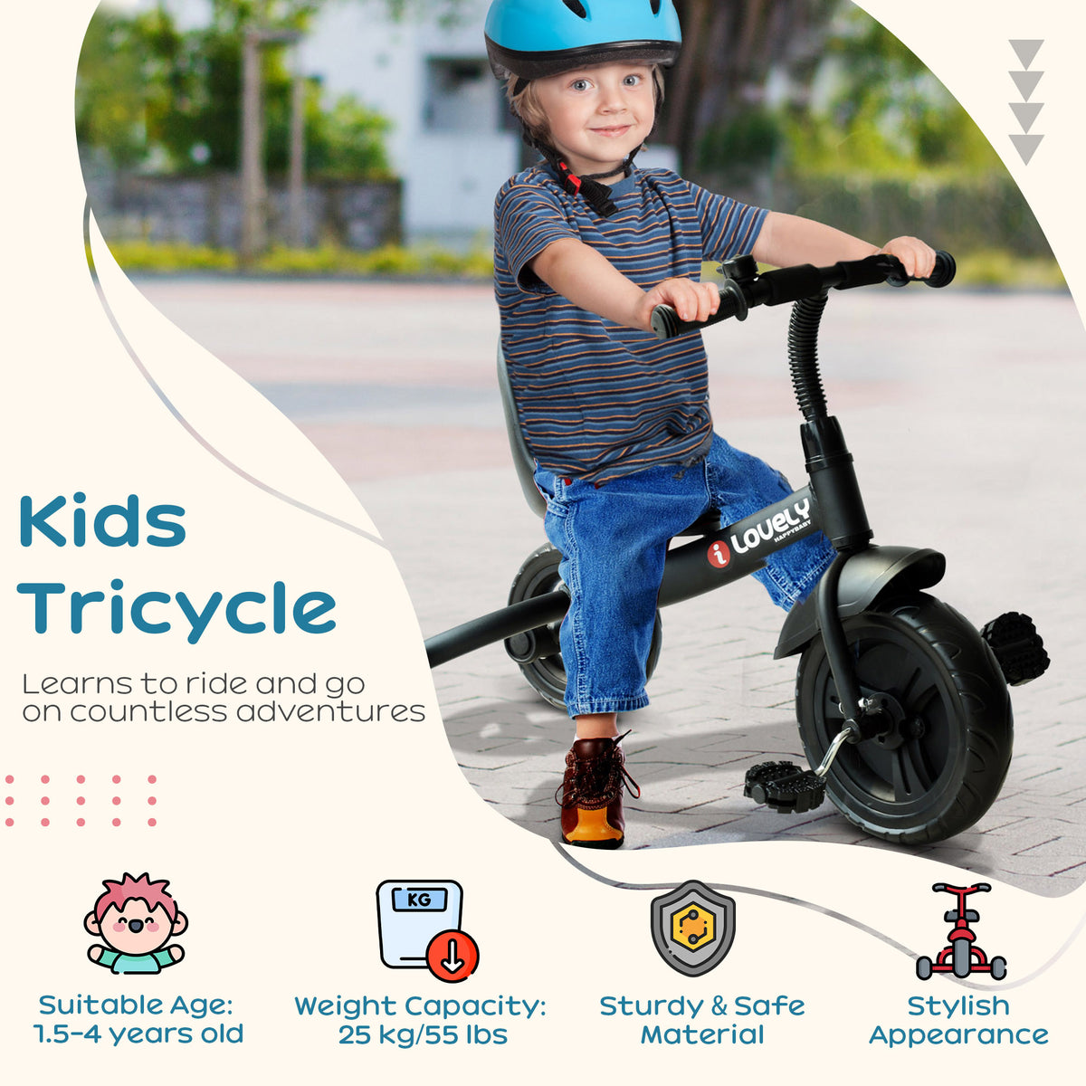 Steel Kids Tricycle