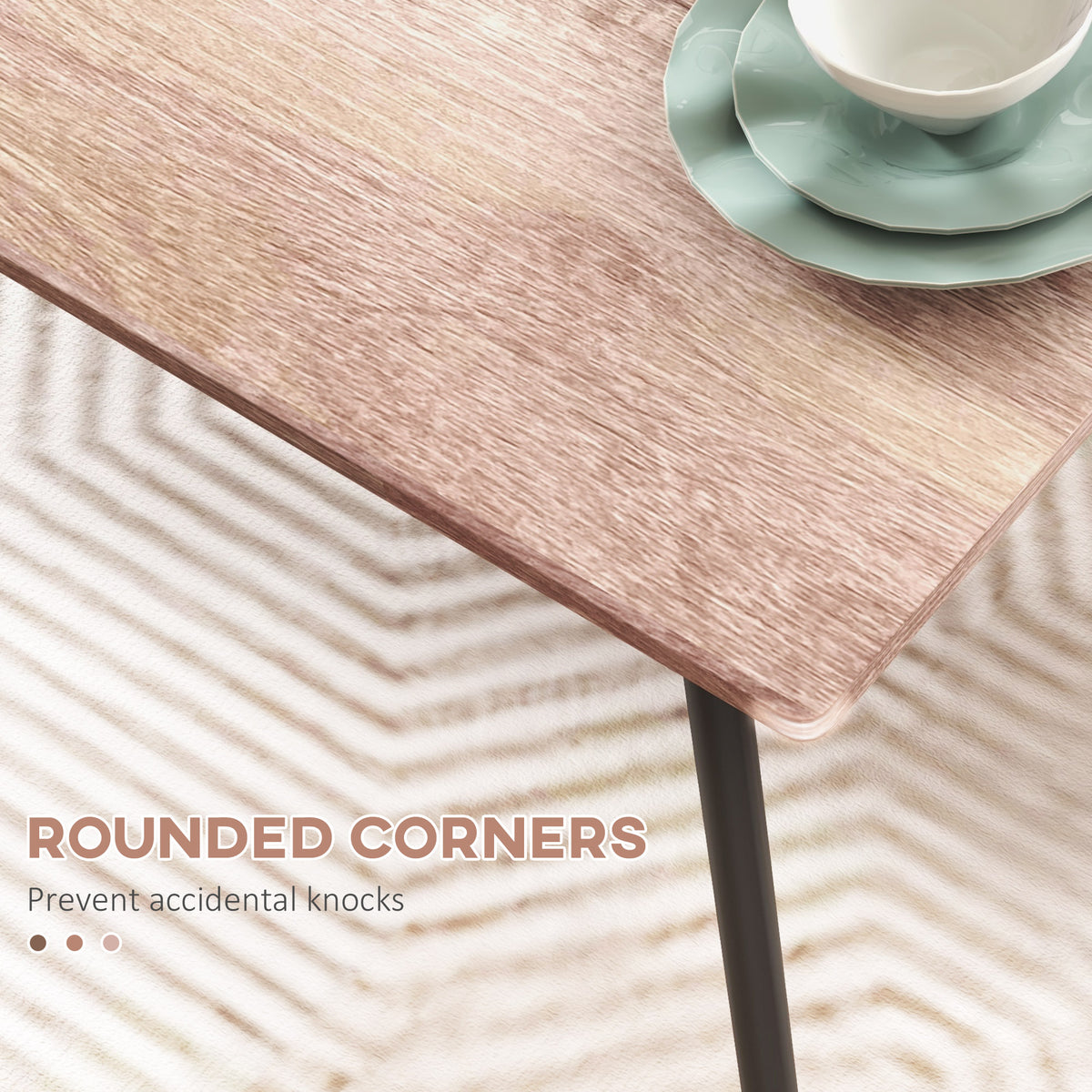 Juego de comedor de 5 piezas estilo industrial