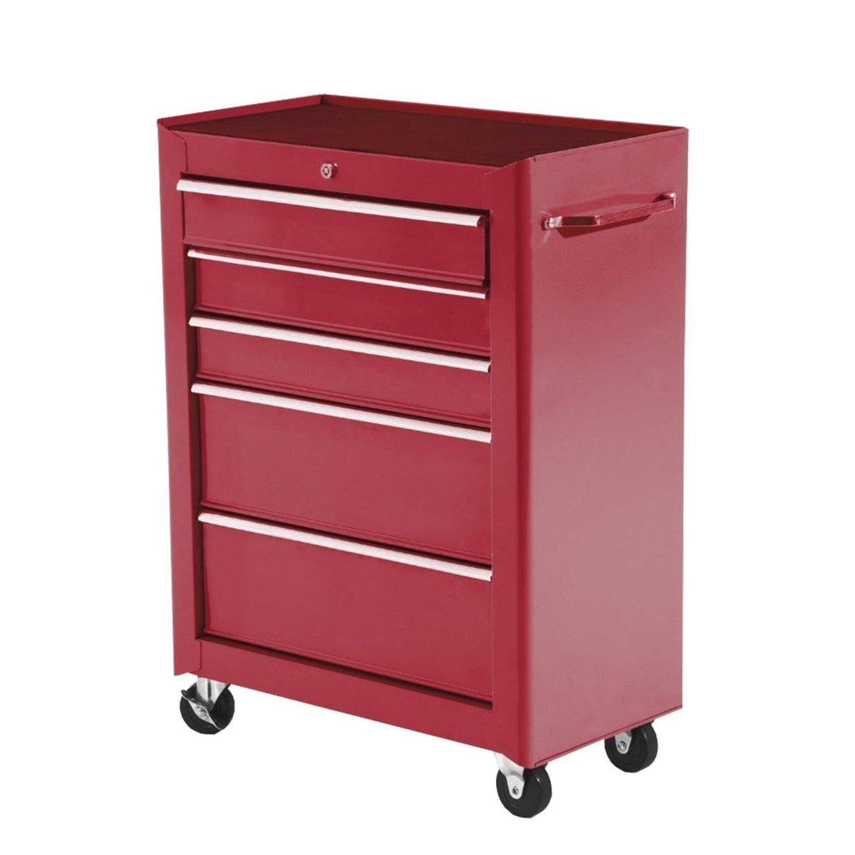 5-Drawer Rolling Lockable Steel Tool Chest