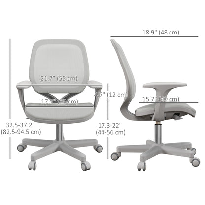 Ergonomic Task Chair with Mesh Back and Armrests