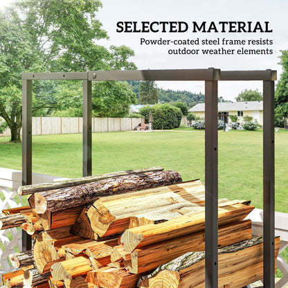 Adjustable Firewood Log Rack