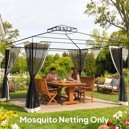 Mosquitera de repuesto para cenador de 3 x 3,6 m