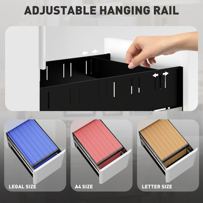 3 Drawer Steel Lockable Office Filing Cabinet