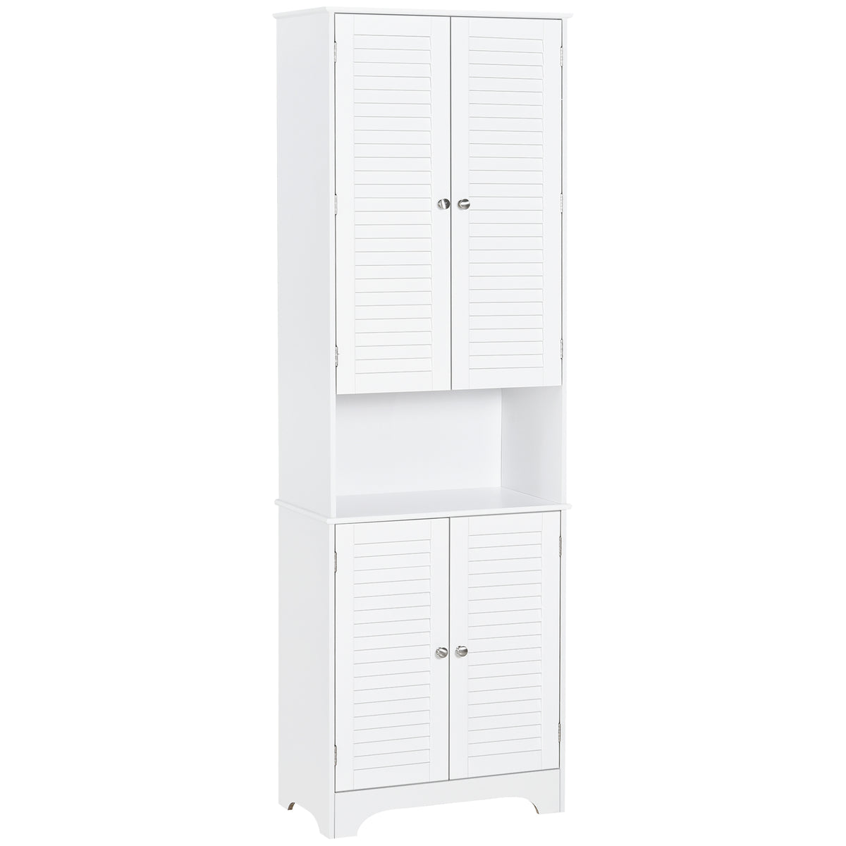 Tall narrow bathroom storage cabinet