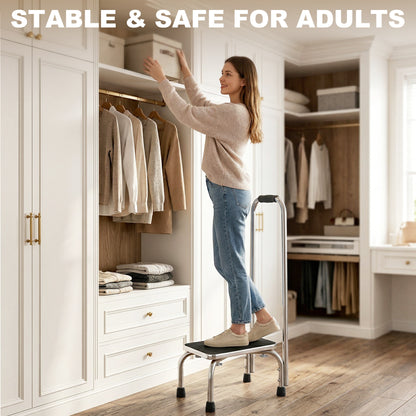 Step Stool with Handle Anti-Slip for Adults and Seniors