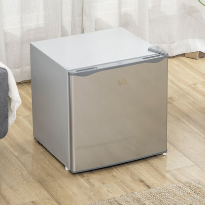 Compact upright freezer 1.1 cu ft with reversible door