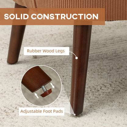 Modern Upholstered Accent Armchair