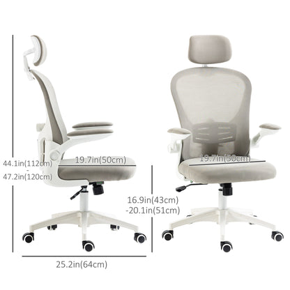 Silla de oficina ergonómica con soporte lumbar 4D